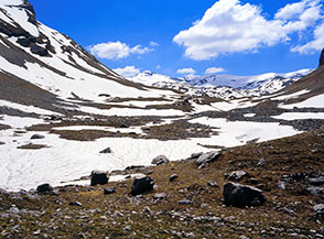 Il dolce profilo dell&rsquo;Alta Valle Venacquaro.