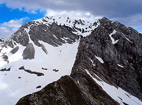 Cima delle Malecoste vista da Cima della Falasca.