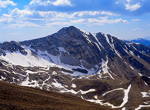 Pizzo di Camarda visto da Cima Venacquaro.