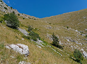 Scorcio sulla Valle Maiuri.