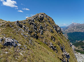 Scorcio della Cresta Est del Monte Tino.