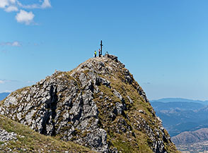 Il domo sommitale del Monte Tino o Serra di Celano.