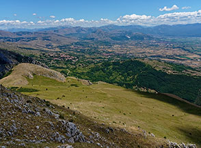 Di ritorno verso il Piano di Vittorino.