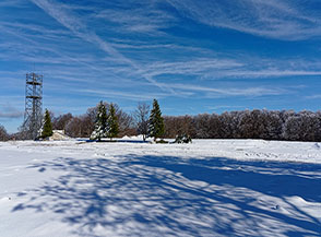 La spianata in cima a Colle Nardello I.
