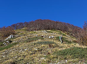 Sulla Cresta Est di Monte Arso.