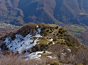 Vista sul panoramico colle di Vena Rocca.