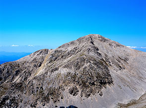 Il Monte Velino ripreso dal Cafornia.