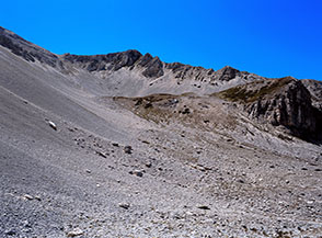 Confluenza della Valle dei Briganti nel Vallone di Teve.