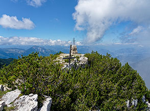 La cima (non altimetrica) de la Vigolana.