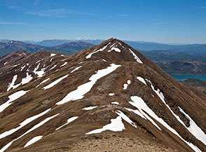 Cima della Laghetta vista dalla Cima Nord.