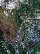 La Cascata di Vena Roscia a Fossaceca.