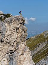 Sul Naso del Cimone di Santa Colomba.