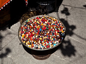 Perle per bigiotteria al Gran Bazar di Istanbul.