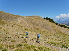 Sul sentiero verso Colle del Pelosello.