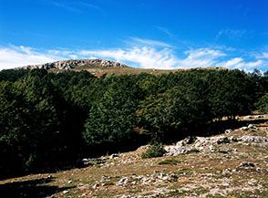 Sulla Cresta Est nei pressi della cima di Monte Autore.