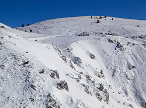 Scorcio sulla testata del Fosso del Ferone.