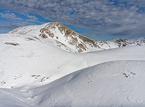 In vista della nostra meta: Monte di Cambio.