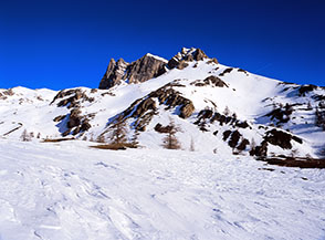 Vista sul fianco occidentale del Gran Ser&ugrave;.
