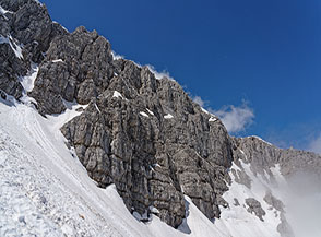 Scorcio sulla Parete Est del Monte Sirente.