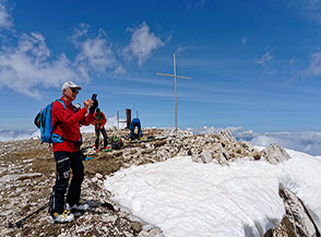 In cima al Monte Sirente.