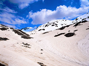 Parte alta della Valle Inguagnera verso Serra delle Gravare.