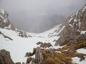 &ldquo;Pausa&ldquo; (al centro del Canalone Sud del Velino).