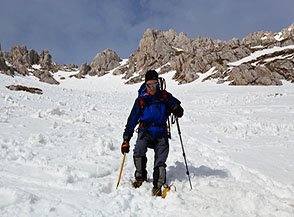 &ldquo;Fabrizio is going down&ldquo; (Canalone Sud del Velino).