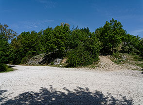Il valico di Passo la Croce a Monteflavio.