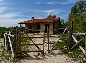 Il Rifugio Casa del Pastore del Comune di Monteflavio.