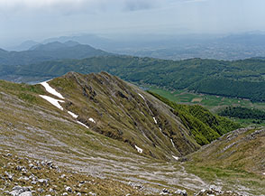 Uno sguardo alla Cresta Sud-Ovest del Monte Miletto.