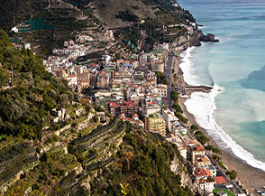 Vista su Maiori.