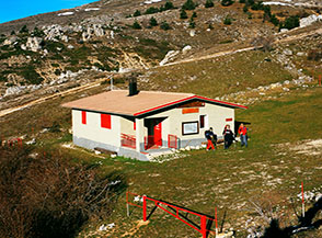In partenza dal Rifugio di Fonte Tavoloni.