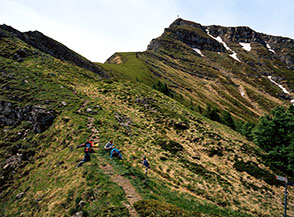 Il Passo del Vallone, all&rsquo;inizio del sentiero dei Balzi dell&rsquo;Ora.