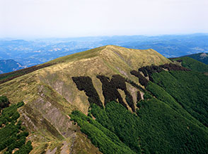 La Cresta della Nuda vista dal Corno alle Scale.