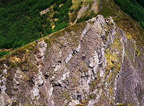 Lo spettacolare filo di cresta dei Balzi dell&rsquo;Ora.