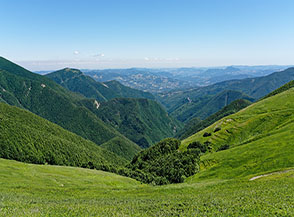 Vista sulla Valle del Silla.