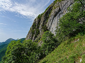 Scorcio sul fianco della Cresta del Corno.