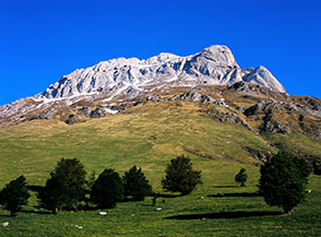 Il Corno Piccolo dai Prati di Tivo.