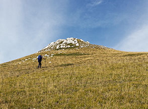 Verso la cima di Costa Ceraso.