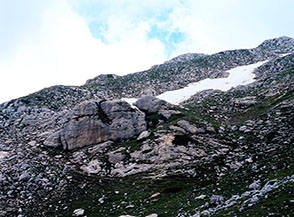 Scorcio lungo il traverso a mezza costa sulla Valle Venafrana.