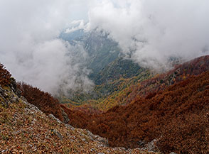 Affaccio sull&rsquo;Alta Valle di Abatemarco.