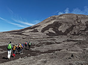 Paesaggio lunare sul Versante Ovest dell&rsquo;Etna.