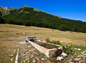 Fonte della Vaccareccia in Val Chiarino.