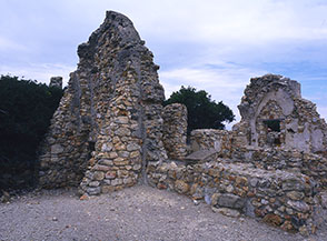 Ruderi del monastero cistercense a Zannone.