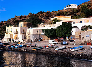 L&rsquo;approdo di Alicudi.