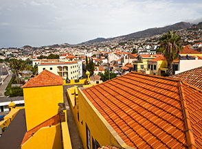 Vista sui tetti di Funchal dalla Fortezza di Sao Tiago.