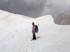 &ldquo;Pink lady&ldquo; (Cresta Nord della Vetta Occidentale del Corno Grande).