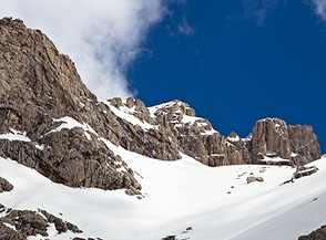 Uno sguardo sulla parte centrale del Vallone delle Cornacchie.