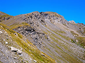 La Cresta Sud-Ovest del Losetta sul versante di Vallanta.