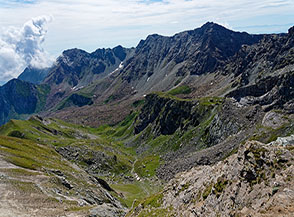 Affaccio sulla testata della Val Gravio (Cassafrera).